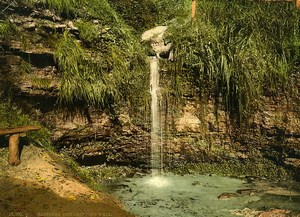 United Kingdom Hastings the Dripping Well Old Photo Photochrom 1900