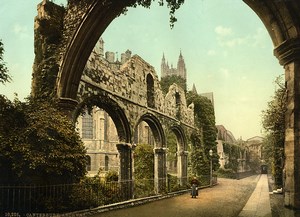 United Kingdom Canterbury Archway Old Photo Photochrom 1900