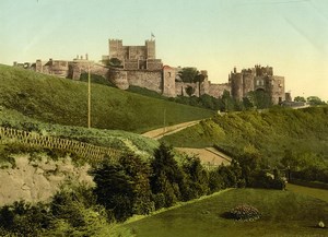 United Kingdom Kent Dover Castle Old Photo Photochrom 1900