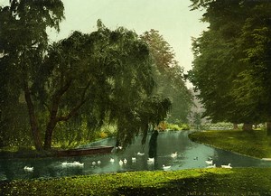 United Kingdom London Hampton Court Park Old Photo Photochrom 1900