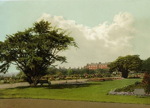 United Kingdom London Hampton Court Palace Old Photo Photochrom 1900