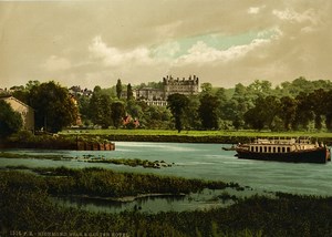 United Kingdom London Richmond Star & Garter Hotel Old Photo Photochrom 1900