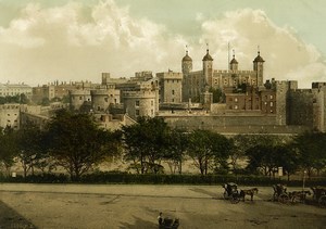 United Kingdom Tower of London Old Photo Photochrom 1900