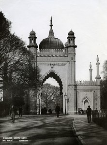 United Kingdom Brighton Royal Pavilion North Gate Old Photo 1900