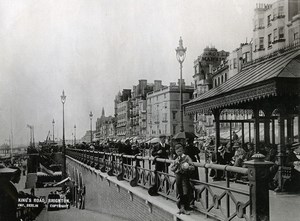 United Kingdom Brighton King's Road Old Photo 1900