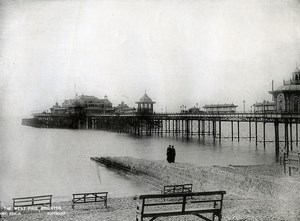 United Kingdom Brighton the West Pier Old Photo 1900