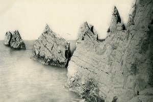 United Kingdom Isle of Wight Needles Chalk Rocks Old Photo print 1900