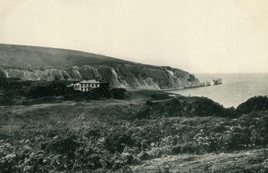 United Kingdom Isle of Wight Coast Needles Old Photo print 1900