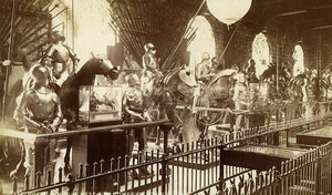 United Kingdom Tower of London Horse Armoury Old Photo 1880