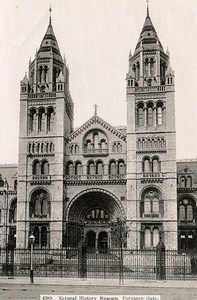 United Kingdom London Londres Natural History Museum Gate Old Photo 1900