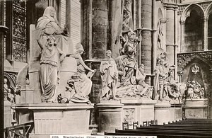 United Kingdom London Westminster Abbey Transept from North Old Photo 1900