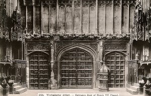 United Kingdom London Londres Westminster Abbey Henry VII Chapel Old Photo 1900