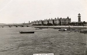 United Kingdom London Londres St Thomas Hospital Old Photo 1900