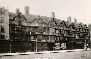 United Kingdom London Londres Holborn Old Houses Old Photo 1900