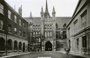 United Kingdom London Londres Guidhall Old Photo 1900