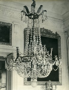 France Versailles Grand Trianon Empire Style Chandelier Old LP Photo 1900