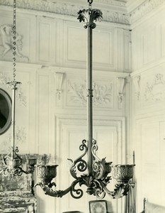 France Versailles Grand Trianon Chandelier Style Empire Old LP Photo 1900