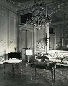 France Versailles Petit Trianon Museum Grand Salon Lounge Old LP Photo 1900