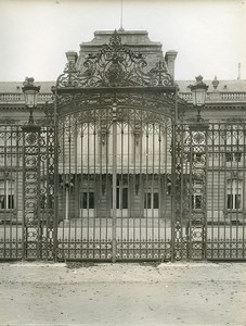 France Versailles Prefécture Gate Ironworks Old LP Photo 1900