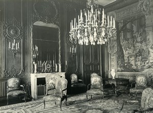 France Rambouillet Castle Reception Room Old LP Photo 1900