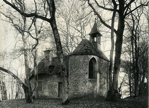 France Rambouillet Castle Park, Hermitage & Chapel Old LP Photo 1900