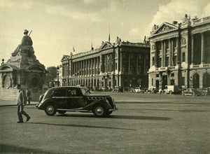 France Paris Place de la Concorde Automobile Old Photo Sylvain Knecht 1937