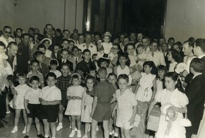 Argentina Buenos Aires Children play for General Lucero Old Photo 1953