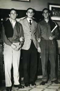 Argentina Santa Fe Fencing young champions Old Photo 1955