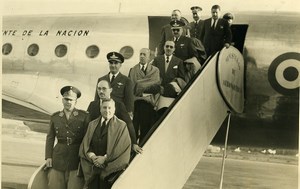 Argentina Buenos Aires Airport General Franklin Lucero Airplane Old Photo 1952