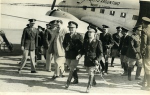 Argentina Buenos Aires Airport Franklin Lucero Aviation Old Photo 1955