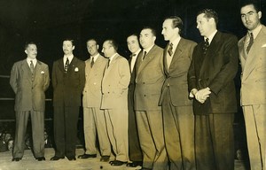 Argentina Buenos Aires Boxing Match at Luna Park Old Photo 1950