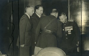 Argentina Buenos Aires General Franklin Lucero Russian Ambassador Old Photo 1954