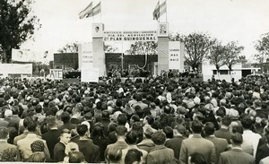 Argentina Buenos Aires Villa Crespo Agriculture Day Fair Crowd Old Photo 1953