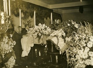 Buenos Aires Bergamini Funeral Airplane crash Lockheed B.12 Old Photo 1938