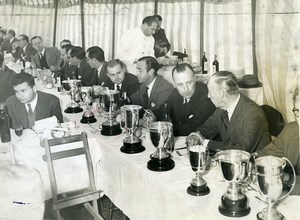 Argentina Buenos Aires Agricultural Show Banquet Trophies Old Photo 1940?