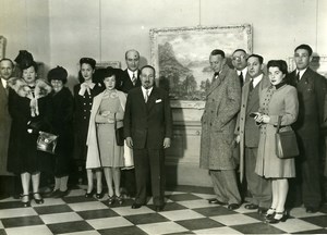 Argentina Buenos Aires Painter Juan Sol Exhibition Old Photo 1946