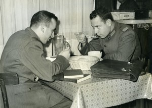 Argentina Buenos Aires Military Students Canteen Old Photo 1953