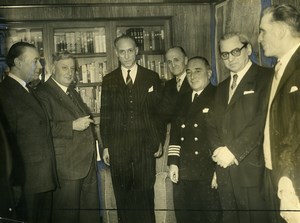 Argentina Buenos Aires Minister of Transport Rear Admiral Bonnet Old Photo 1957