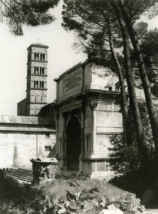 Italy Roma Rome Forum Foro Romano Old Photo 1961