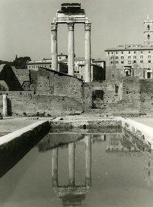 Italy Roma Rome Forum Foro Romano Old Photo 1961