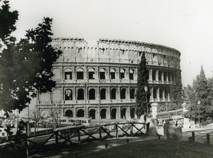 Italy Roma Rome Coliseum Colosseum Old Photo 1961