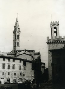 Italy Florence Firenze Bargello & Badia Old Photo 1961