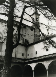 Italy Florence Firenze Cloister of Church San Marco Old Photo 1961