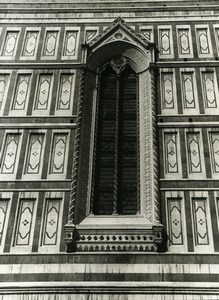 Italy Florence Cathedral Firenze Church Santa Maria del Fiore Old Photo 1961