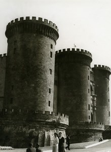 Italy Napoli Naples Castel Nuovo Old Photo 1961