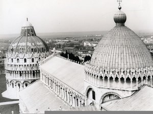 Italy Pisa Pise Duomo Roof Old Photo 1961