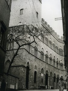 Italy Sienne Siena Palazzo Chigi-Saracini Old Photo 1961