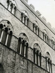Italy Sienne Siena Palazzo Chigi-Saracini Old Photo 1961