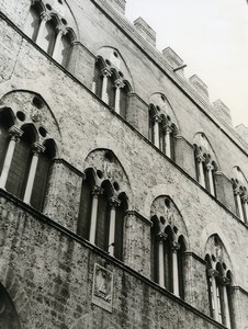 Italy Sienne Siena Palazzo Chigi-Saracini Old Photo 1961