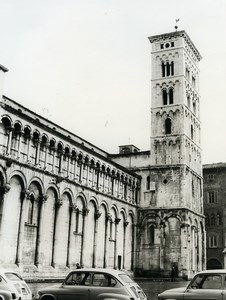 Italy Lucca Church San Michele in Foro Old Photo 1961